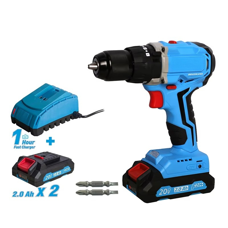 Screwdriver Set - 20v Cordless Brushless Drill Power Tool