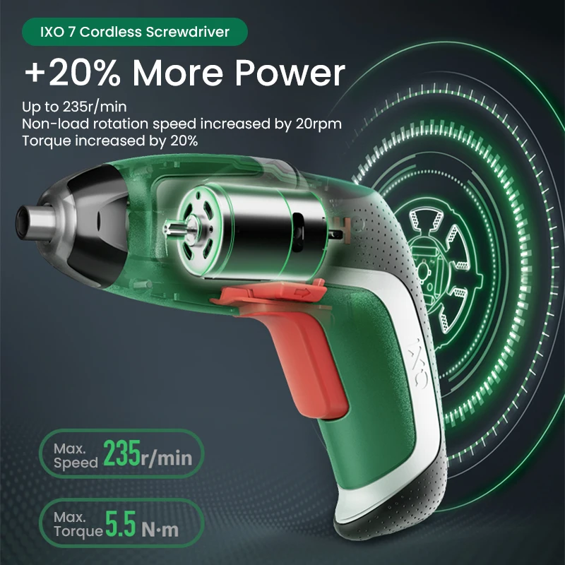 Bosch IXO 7 Cordless Screwdriv - đánh giá và giá Screwdriver Set