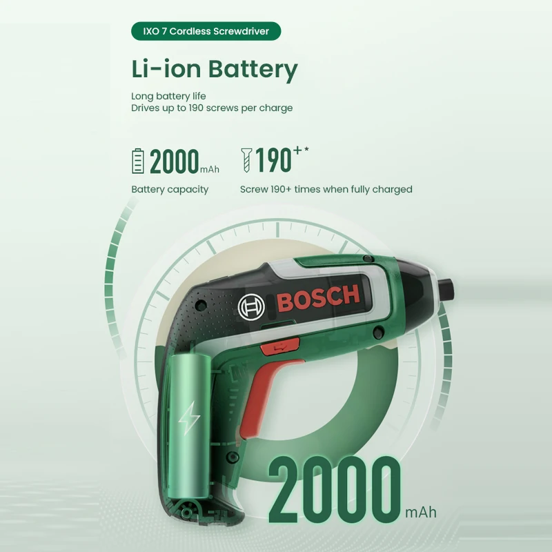 Bosch IXO 7 Cordless Screwdriv - đánh giá và giá Screwdriver Set