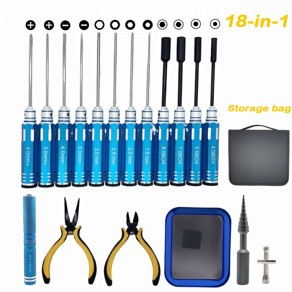 RC Tools Kits 18 in 1 Screwdri - đánh giá và giá Screwdriver Set