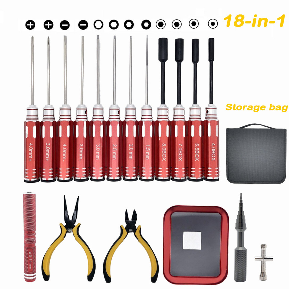 RC Tools Kits 18 in 1 Screwdri - đánh giá và giá Screwdriver Set