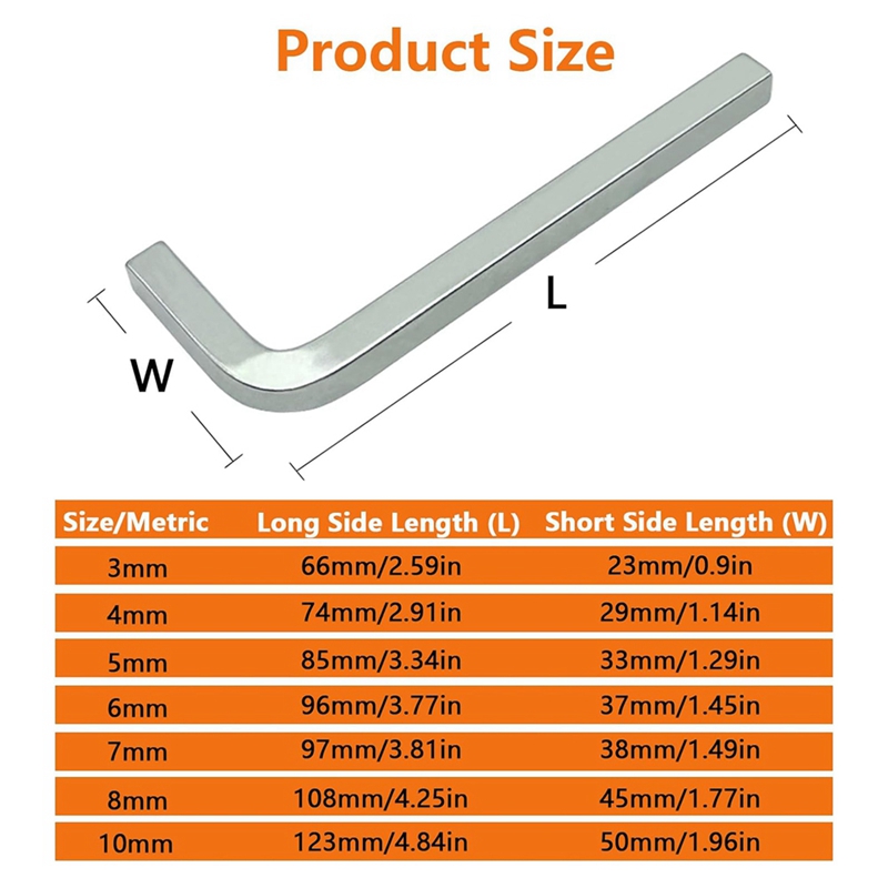 7Pcs Square Head Wrench Set L  - đánh giá và giá Wrench Set
