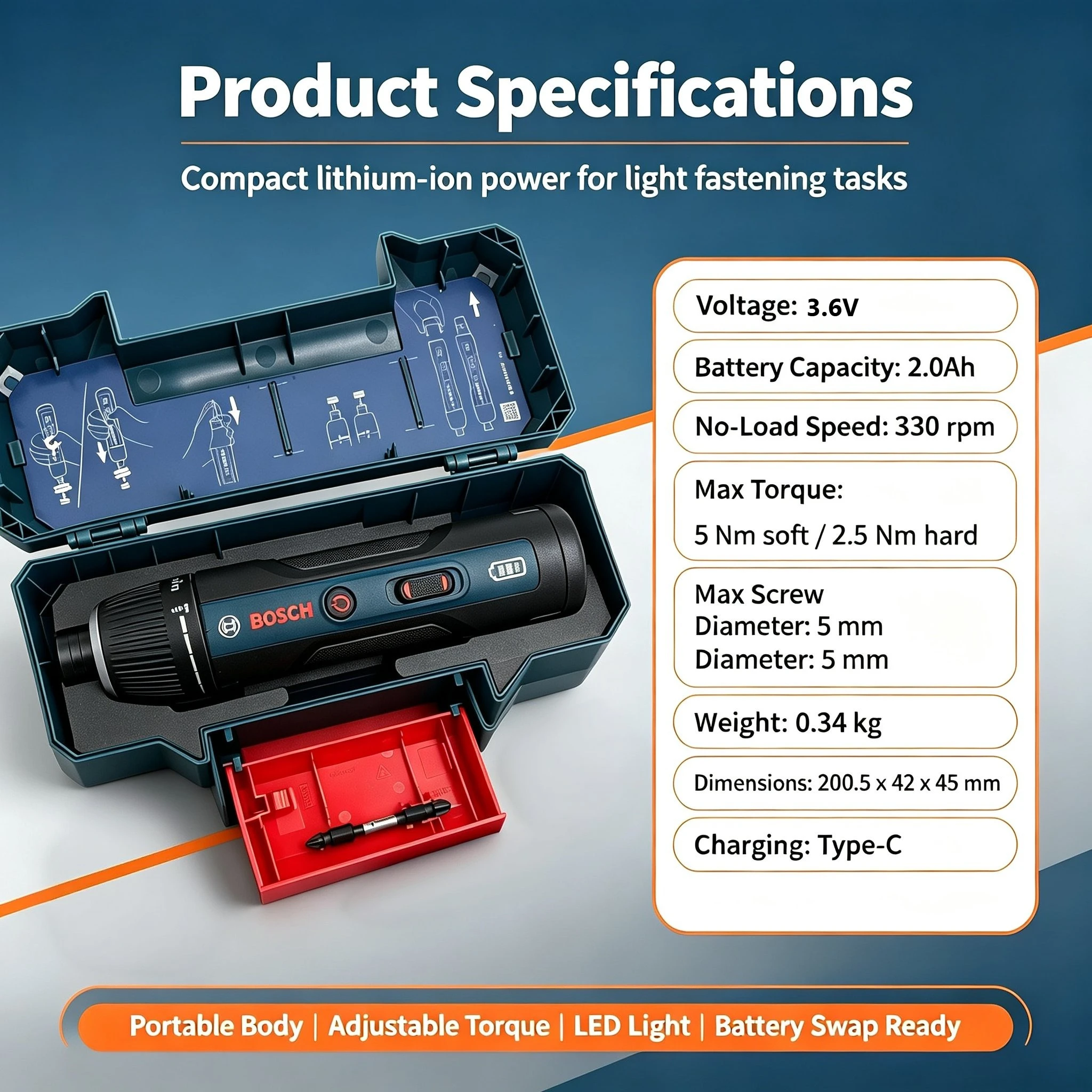Bosch GSD4V-5 3.6V Cordless El - đánh giá và giá Screwdriver Set